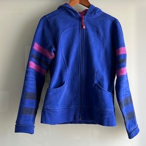 Lululemon long zipper hoodie scuba